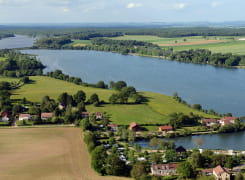 Les étangs de Vaux et Baye vus du ciel