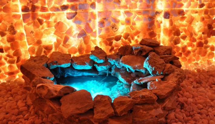 Expérience relaxation à la Cave de sel à Saint-Laurent-L'Abbaye