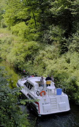 A bord en pleine nature