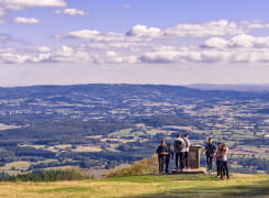 Vue panoramique depuis le Mont-Beuvray