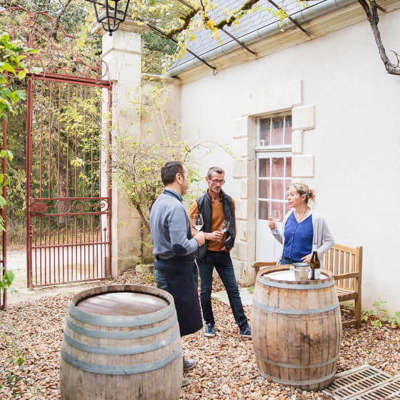Dégustation au château de Tracy
