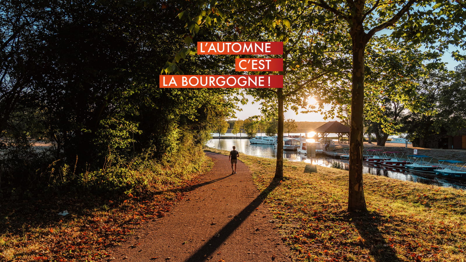 Le canal du Nivernais en automne