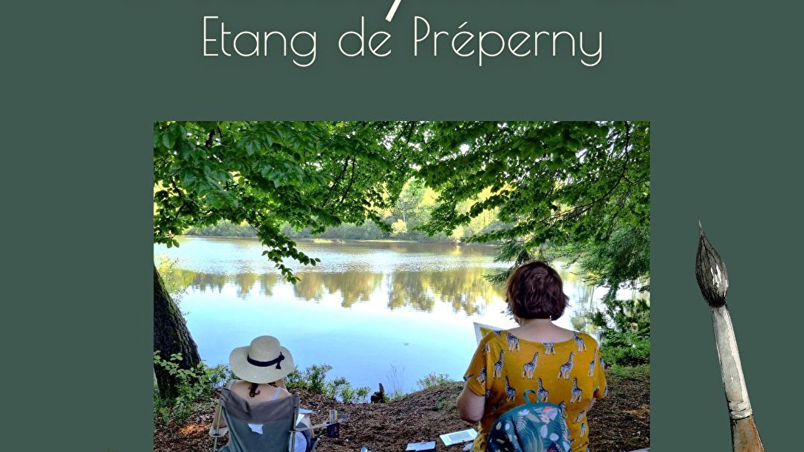 Atelier aquarelle en plein-air à l'étang de Préperny
