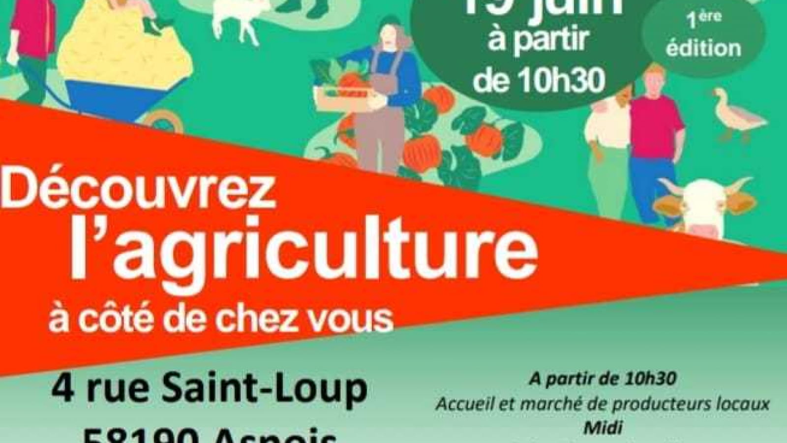 Journées nationales de l'Agriculture - 1ère édition