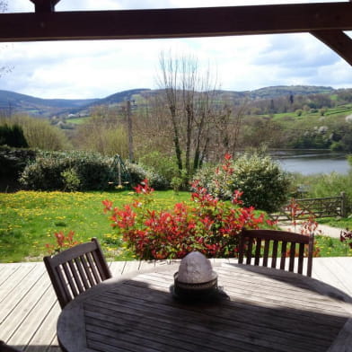 Chalet du Morvan vue sur le lac du Crescent