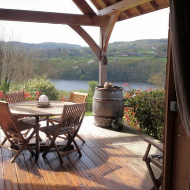 Chalet du Morvan vue sur le lac du Crescent