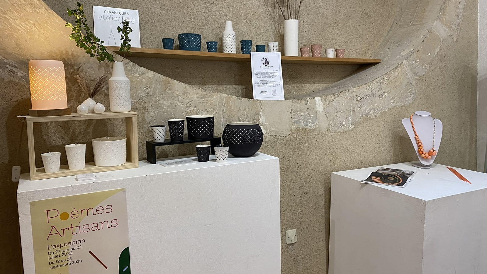 Poèmes artisans : l'exposition