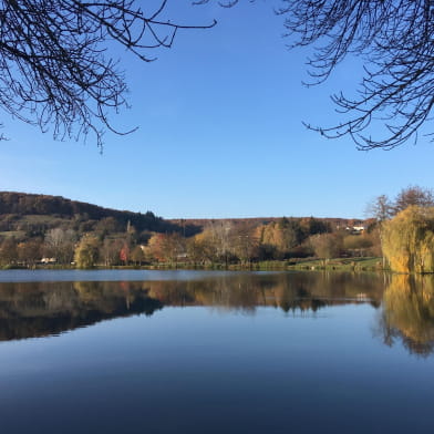 Baignade à l'étang des Prés de la Ville