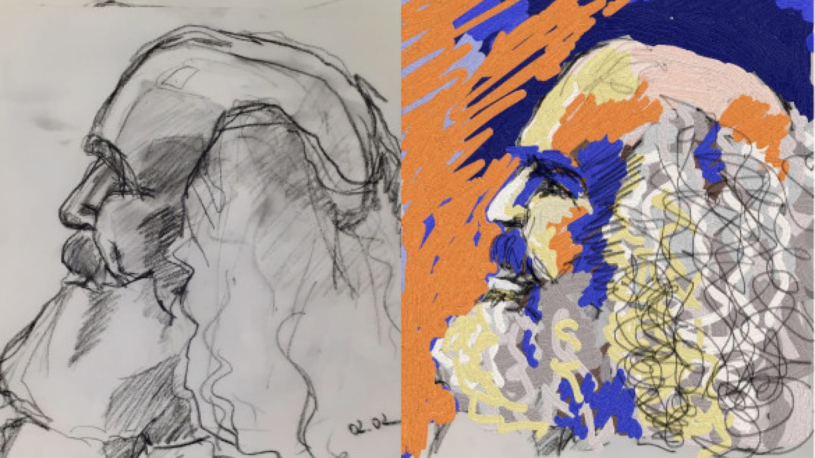 Stage portrait croquis et couleurs