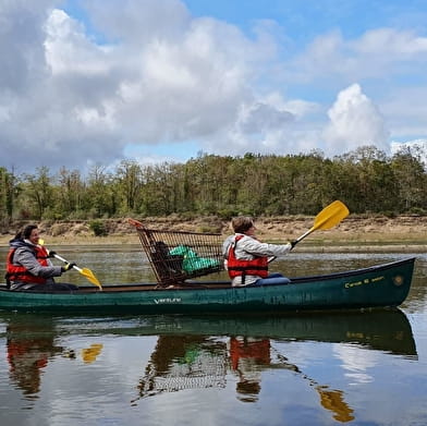 Nettoyage de la Loire en canoë
