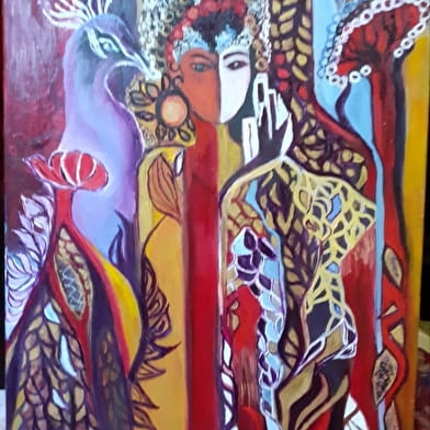 Exposition : Les Incarnation(s)  peintes de Claudiane Sauvage