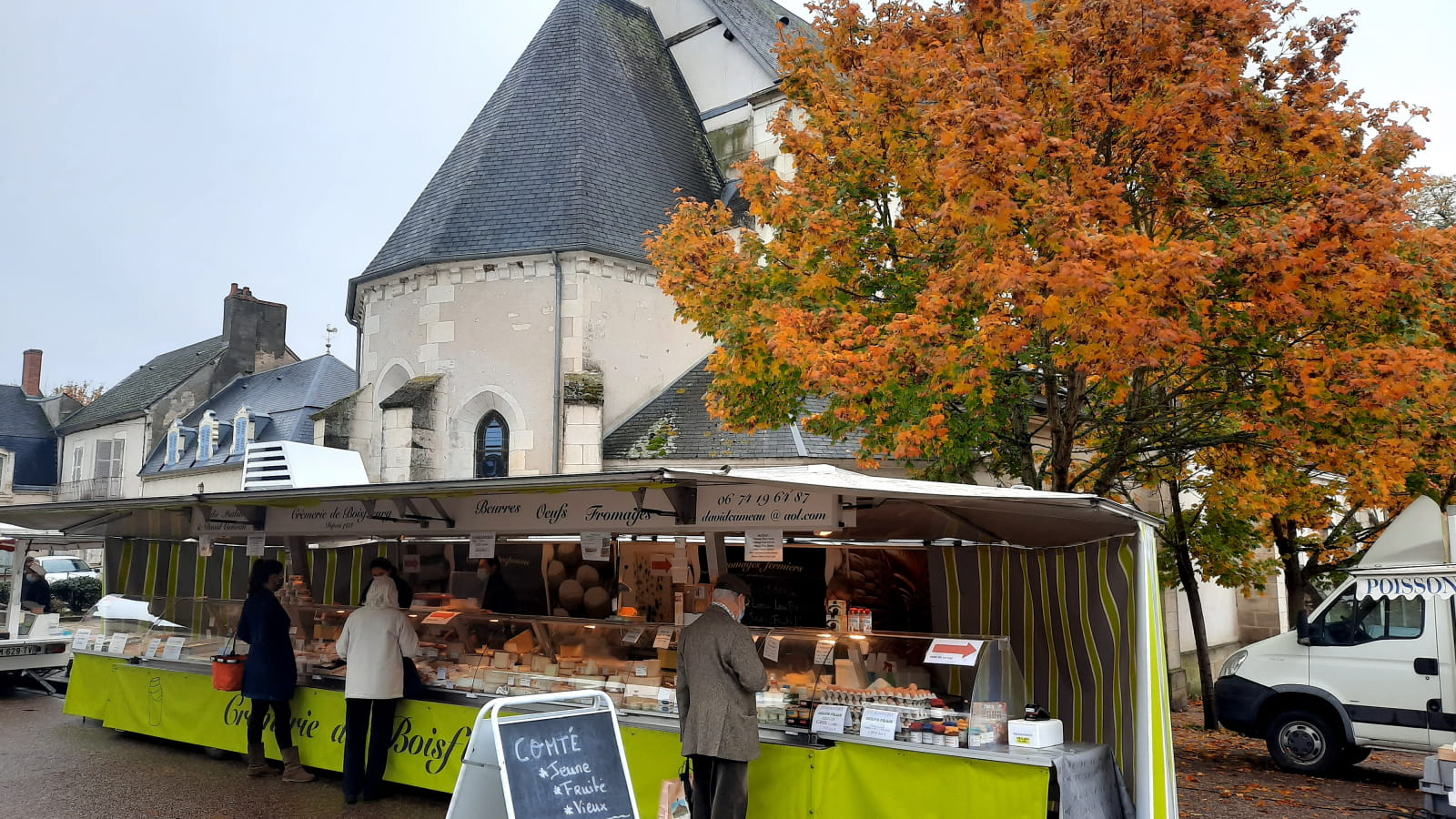 Marché hebdomadaire de Pouilly-sur-Loire