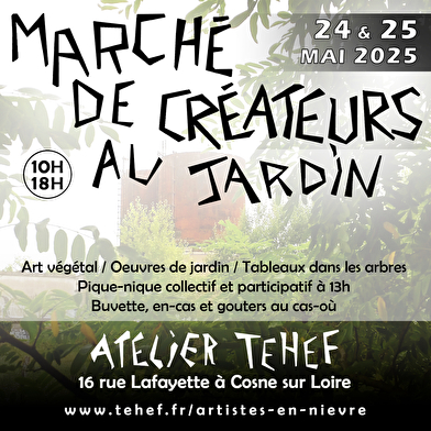 Marché de créateurs au jardin