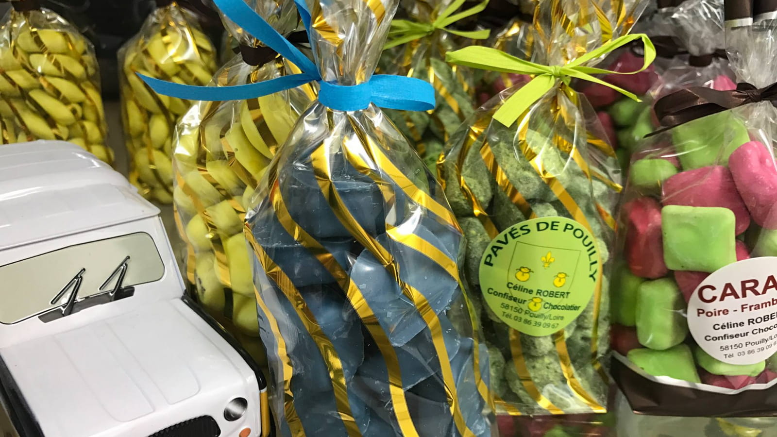 Spécialité de Pouilly-sur-Loire : les Pavés de la Route Bleue