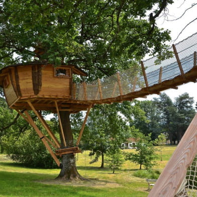 Cabanes perchées au Domaine de Chaligny