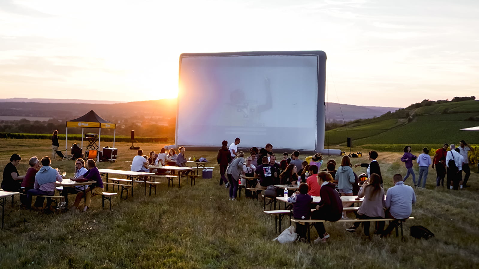 Ciné vignes à Pouilly-sur-Loire