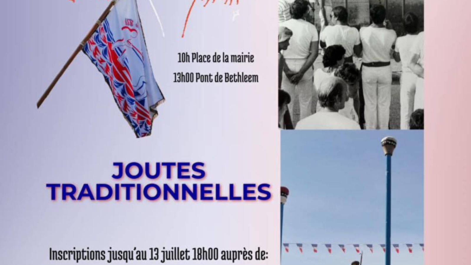 Joutes traditionnelles du 14 juillet