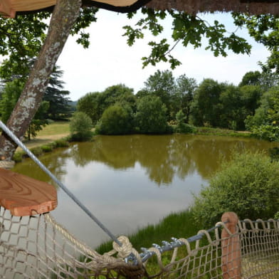 Cabanes perchées au Domaine de Chaligny