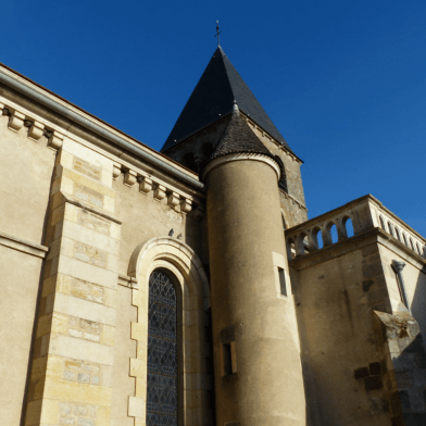 Visite de l'église Saint-Martin, site clunisien à Chantenay-Saint-Imbert