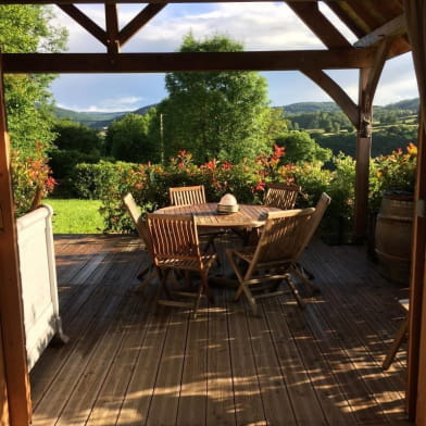 Chalet du Morvan vue sur le lac du Crescent