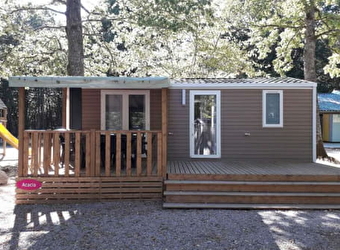 Chalets, Mobilhomes et Coco Sweet du camping de l'Etang du Merle - Crux la Ville