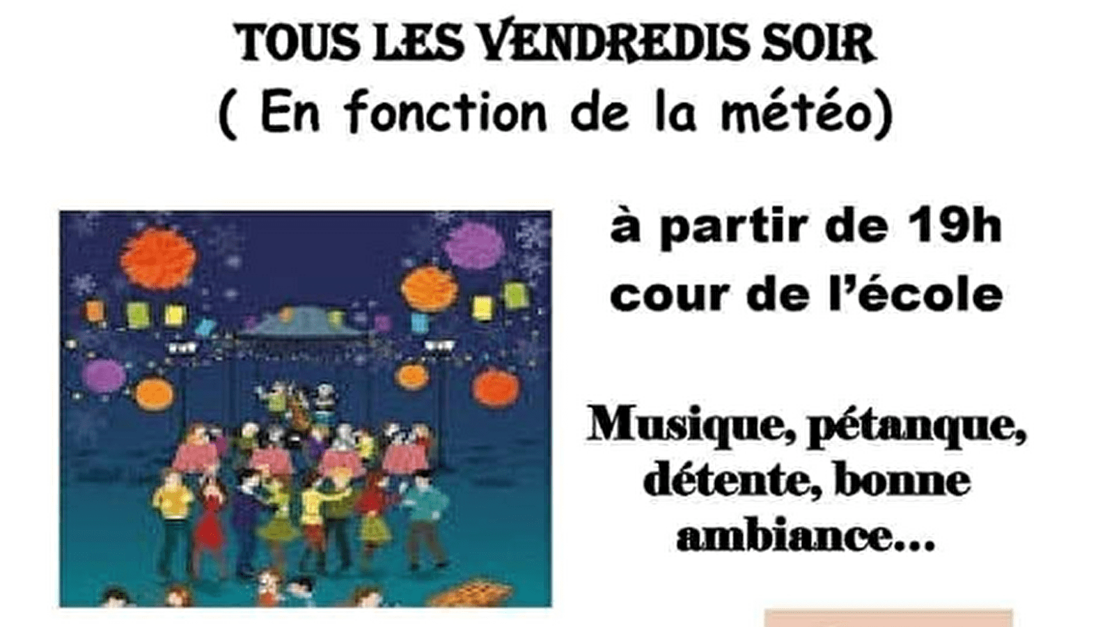 Soirée guinguette