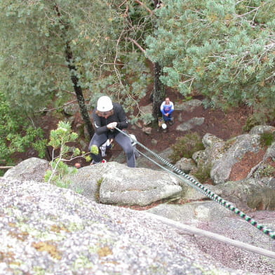 L'escalade au Rocher du Chien