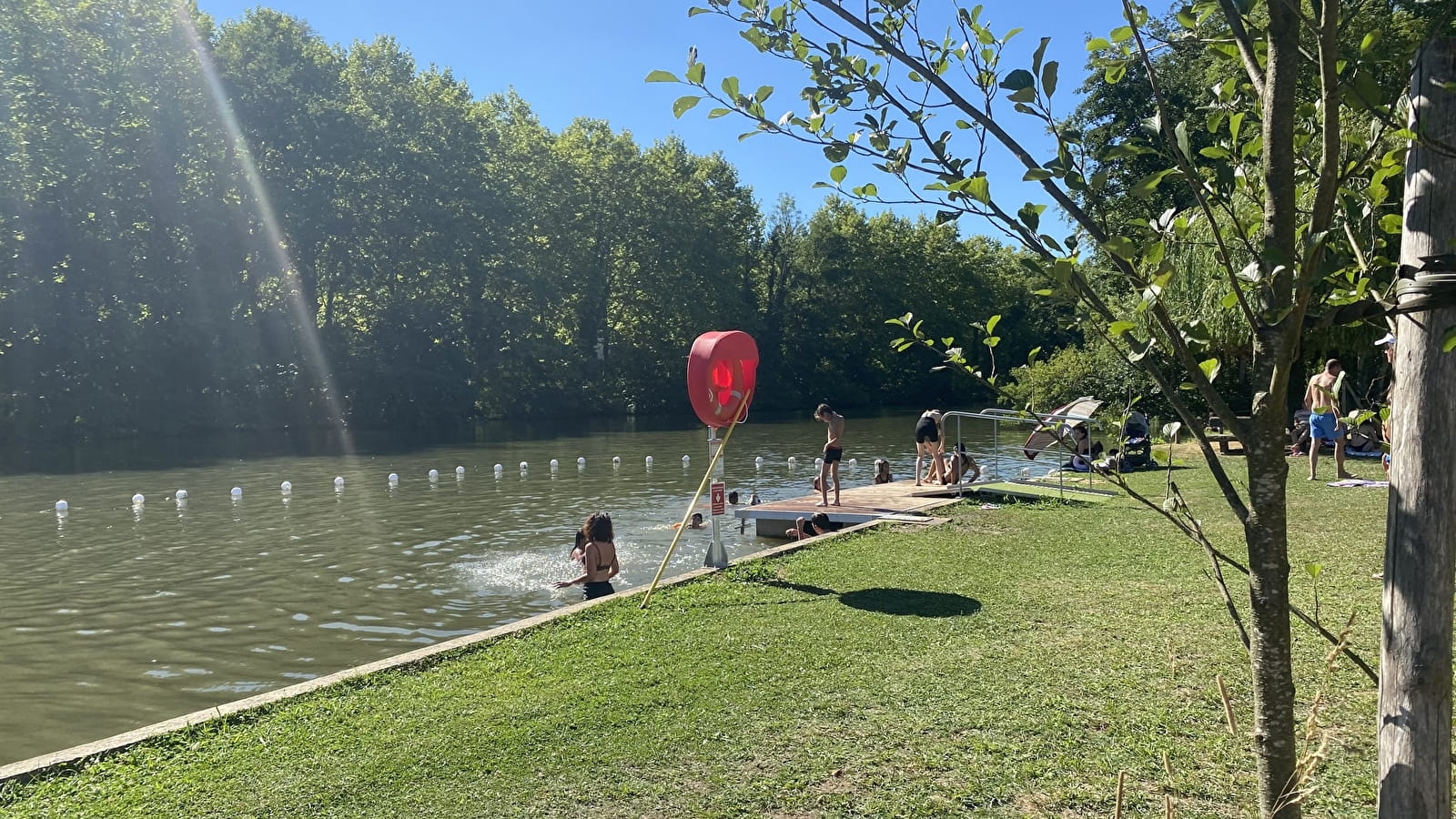 Baignade en eau vive
