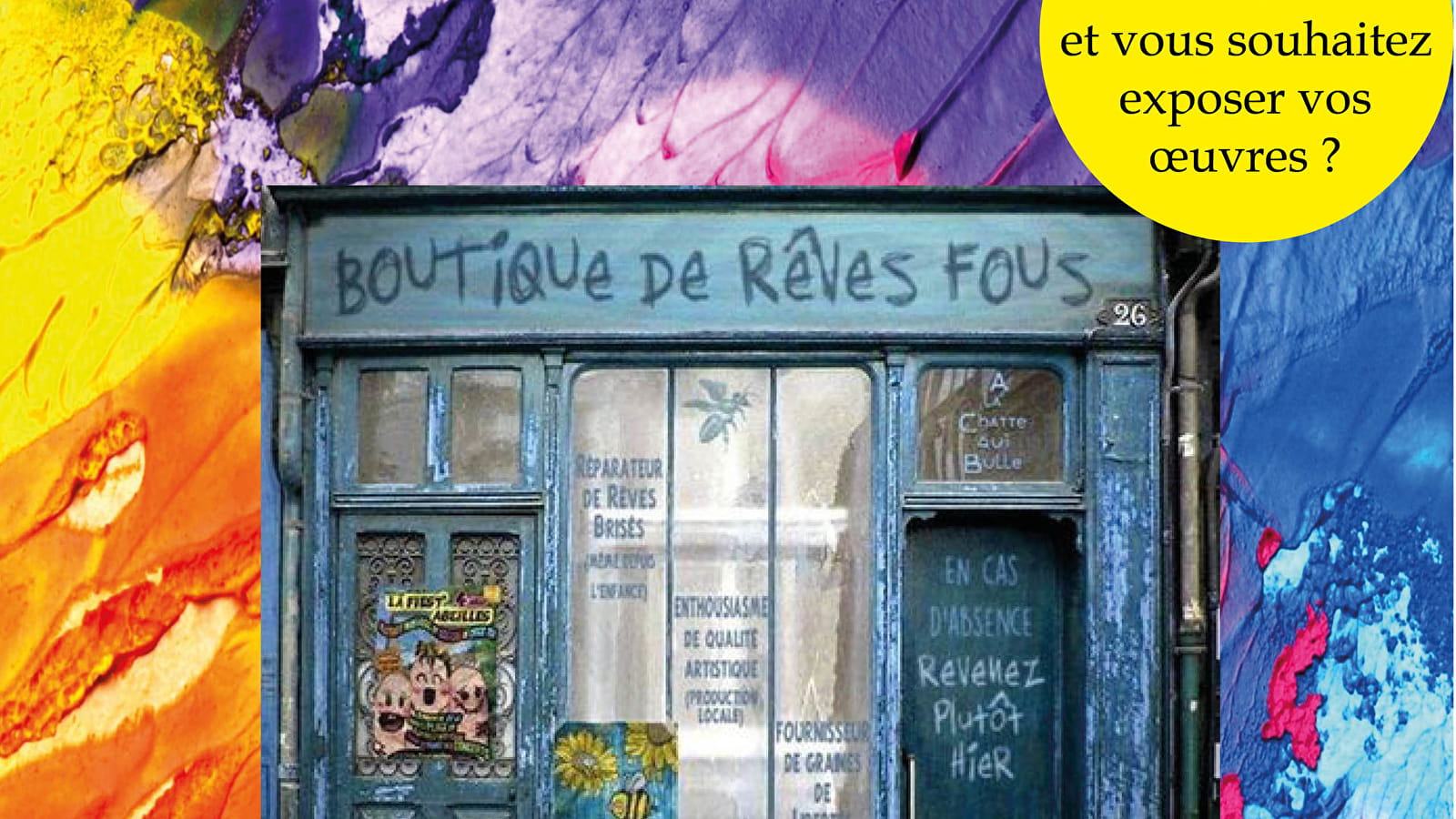 L'art en vitrine