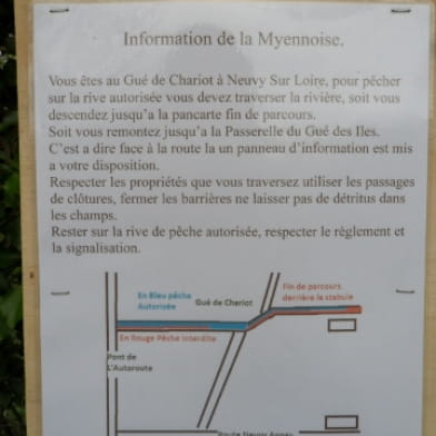 Parcours de pêche de la Vrille