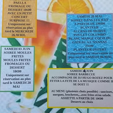 Soirées thématiques