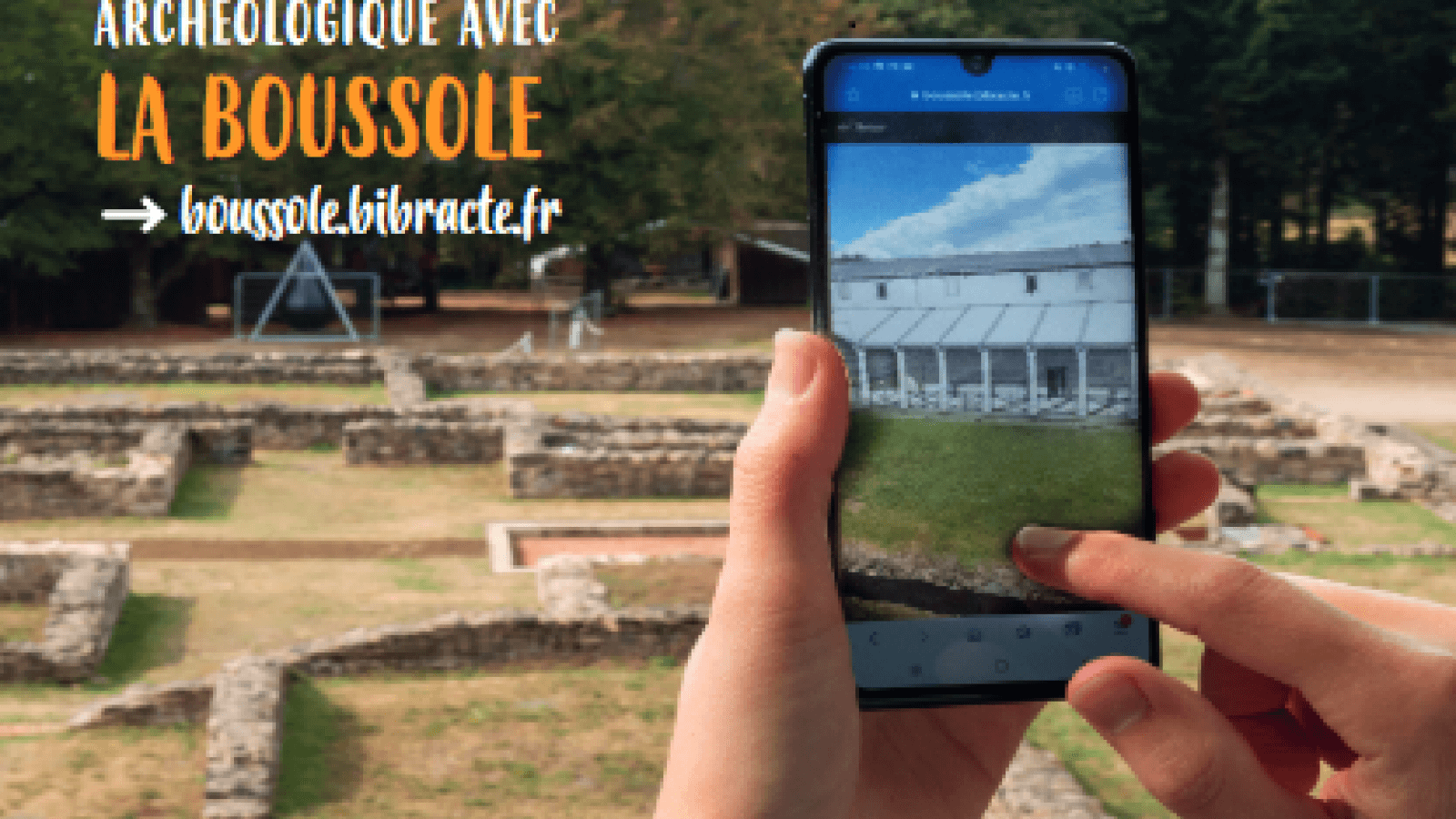 Visite du site archéologique de Bibracte avec la Boussole