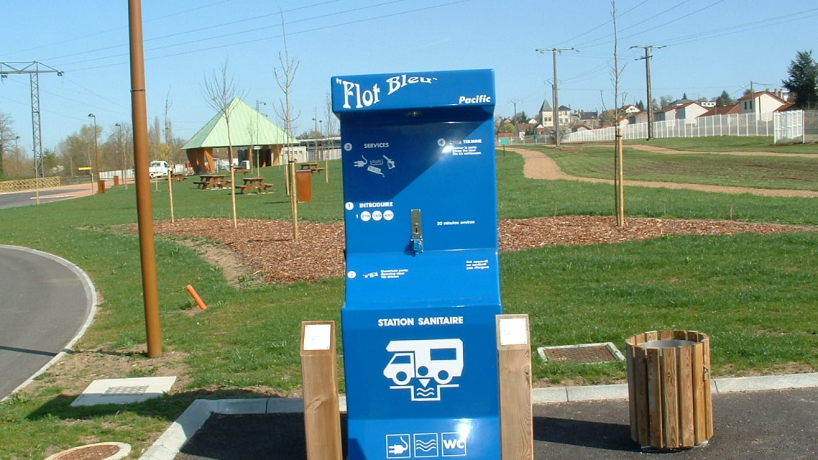 Aire de service pour camping-cars à Imphy
